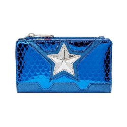 Loungefly Marvel: Captain America - Shine Cosplay Flap Wallet (MVWA0197)