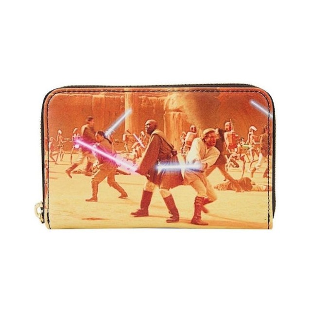 Loungefly Disney Star Wars - Episode Two Attack of the Clones Scene Zip Around Wallet (STWA0238)