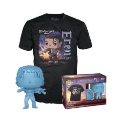 Funko Pop! & Tee (Adult): Attack on Titan Final Season - Eren Jaeger (with Marks) Vinyl Figure and T-Shirt (S)