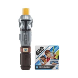 Hasbro Disney Star Wars: Lightsaber Squad - The Mandalorian Extendable Orange Lightsaber (F1043)