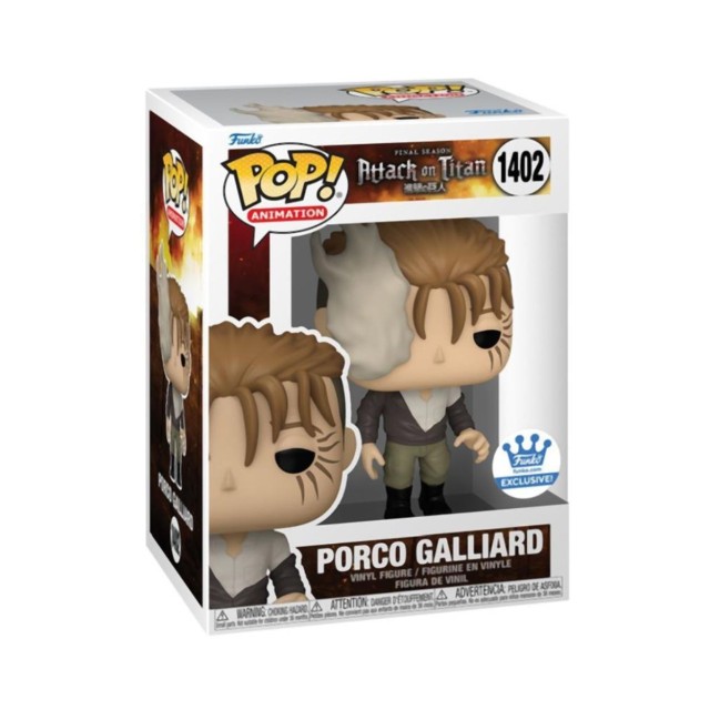 Funko Pop! Animation: Attack on Titan S4 - Porco Galliard (Special Edition) #1402 Vinyl Figure