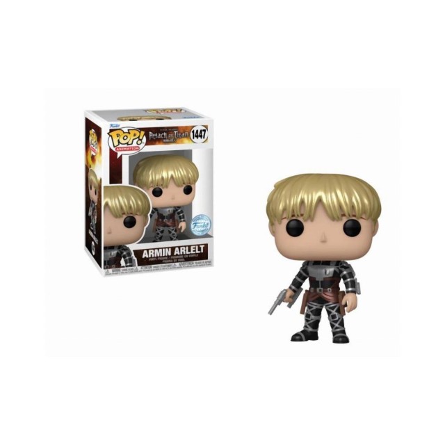 Funko Pop! Animation: Attack on Titan S4 - Armin Arlert (Metallic) (Special Edition) #1447 Viny Figure