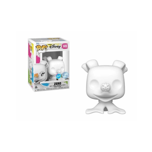 Funko Pop! Disney: The Nightmare Before Christmas - Zero (DIY) (White) (Special Edition) #1418 Vinyl Figure