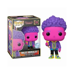 Funko Pop! Marvel: Spider-Man Across the Spider-Verse - Miles Morales (Blacklight) (Special Edition) #1233 Bobble-Head Vinyl Figure