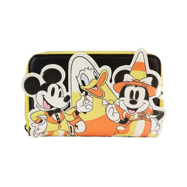 Loungefly Disney: Mickey And Friends - Candy Corn Zip Around Wallet (WDWA2650)