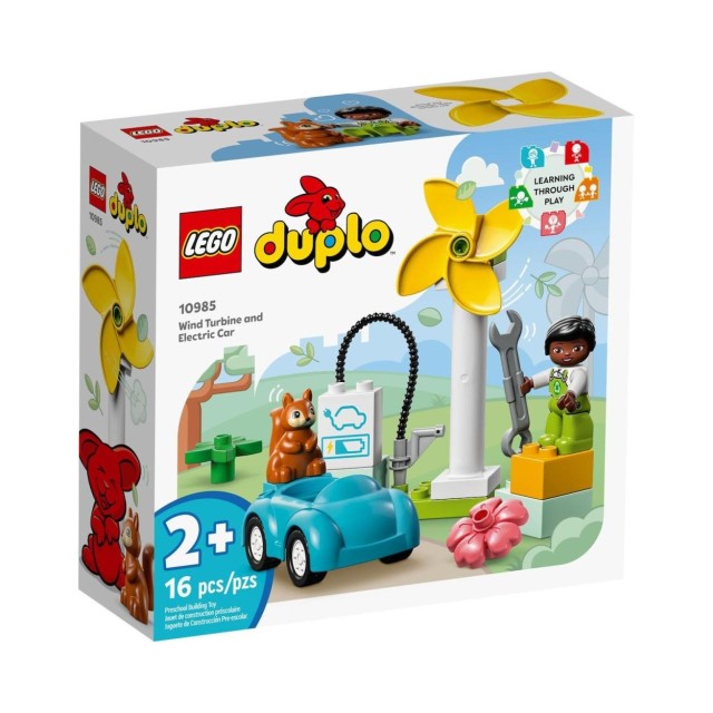 LEGO® DUPLO® Town: Wind Turbine and Electric Car (10985)