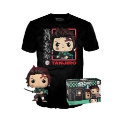 Funko Boxed Tee: Demon Sleyer - Tanjiro with Wisteria (S)