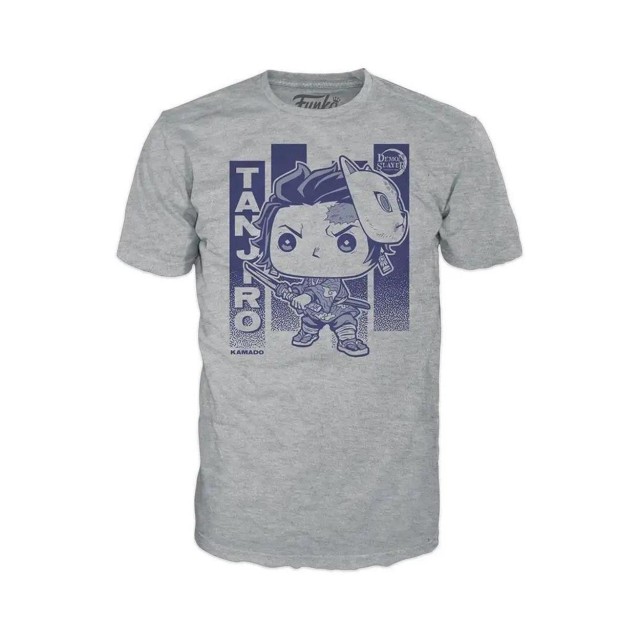 Funko Boxed Tee: Demon Sleyer - Tanjiro with Wisteria (XL)