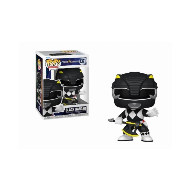 Funko Pop! Television: Power Rangers - Black Ranger #1371 Vinyl Figure