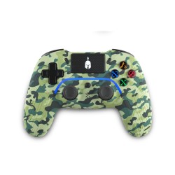 Spartan Gear - Aspis 4 Wired & Wireless Controller (compatible with PC [wired] and playstation 4 [wireless]) (colour: Green Camo)