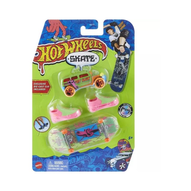 Mattel Hot Wheels: Skate - Rockster & Howlan Tony Hawk Fingerboard Set (HNG65)