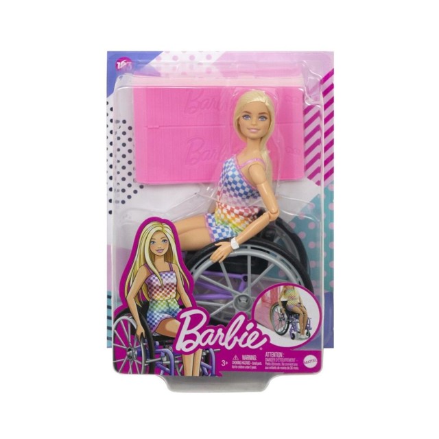 Mattel Barbie: Fashionistas - Blonde Doll with Disability Train (HJT13)