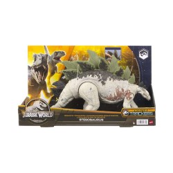 Mattel Jurassic World: Gigantic Dino Trackers - Stegosaurus Large Dinosaur Figure (HLP24)