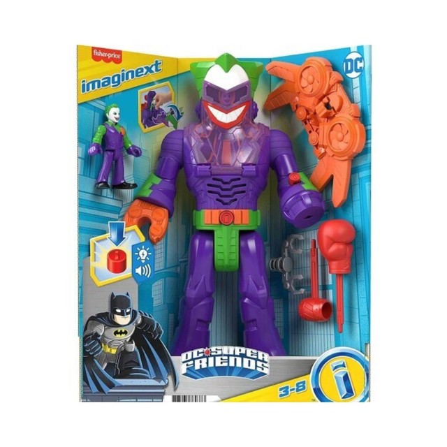 Mattel Imaginext: DC Super Friends - The Joker Insider & Laff Bot (HKN47)