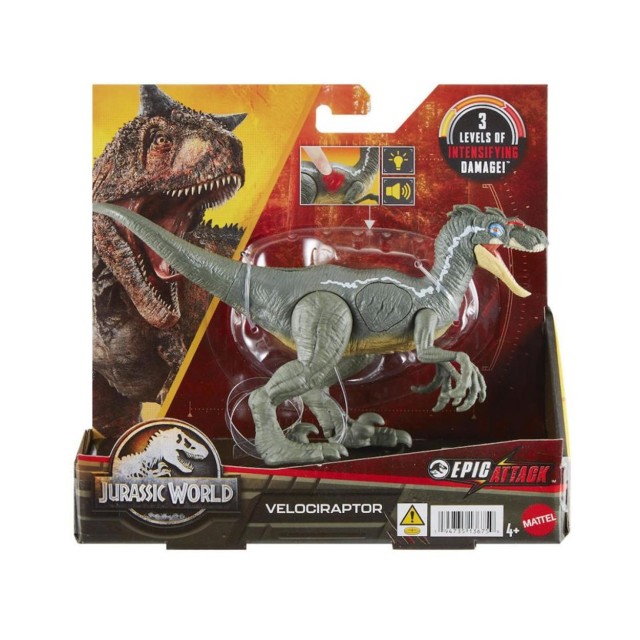 Mattel Jurassic World: Epic Attack - Velociraptor (HNC11)