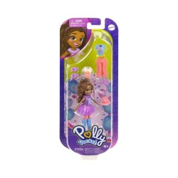 Mattel Polly Pocket - Lama Fashion Dark Skin Doll (HKV85)