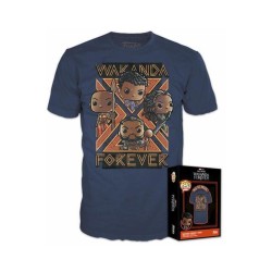 Funko Boxed Tee: Marvel Black Panther Wakanda Forever T-shirt (M)