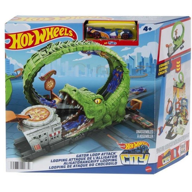 Mattel Hot Wheels City - Gator Loop Attack (HKX39)