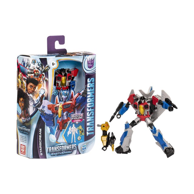 Hasbro Transformers: Earthspark Deluxe Class - Starscream Action Figure (F8578)