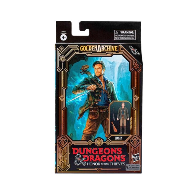 Hasbro Fans - Dungeons & Dragons Honor Among Thieves: Golden Archive Action Figure - Edgin (F4865)