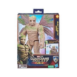 Hasbro Marvel Guardians of The Galaxy Vol.3: Blast 'N Battle Groot Titan Hero Deluxe Action Figure (F6873)