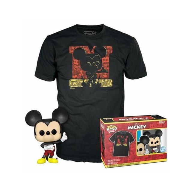 Funko Pop! & Tee (Adult): Disney - Mickey (Diamond Collection) (Special Edition) Vinyl Figure & T-Shirt (S)