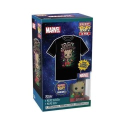 Funko Pocket Pop! & Tee (Child): Guardians of the Galaxy - Holiday Groot Vinyl Figure & T-Shirt (S)