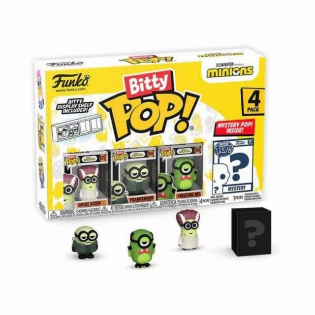 Funko Bitty Pop! 4-Pack: Minions - Frankenbob Vinyl Figures