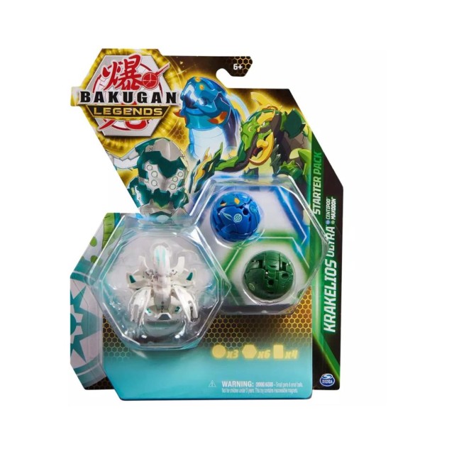 Spin Master Bakugan Legends: Krakelios Ultra - Centipod & Maxodon Starter Pack (20140289)