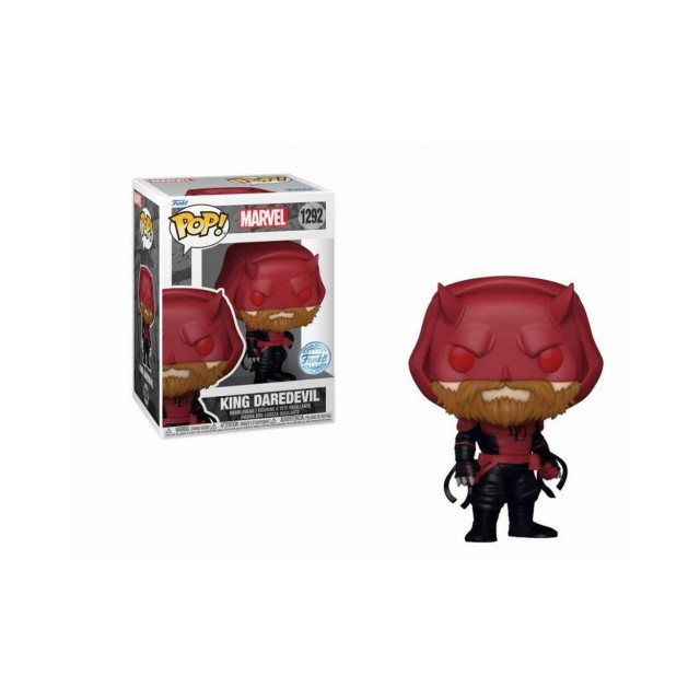 Funko Pop! Marvel - King Daredevil (Special Edition) #1292 Bobble-Head Vinyl Figure