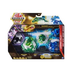 Spin Master Bakugan: Legends Collection Pack - Nova + Ultra + Geogan + Bakugan - Auxillataur/Talan/Pegatrix/Dragonoid Ultra (20140064)