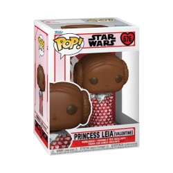 Funko Pop! Disney: Star Wars Valentine's Day 2024 - Princess Leia (Valentine Chocolate) #676 Bobble-Head Vinyl Figure