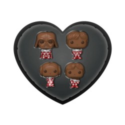 Funko Pocket Pop! 4-Pack: Disney Star Wars - Chocolate Valentine's Box Vinyl Figures