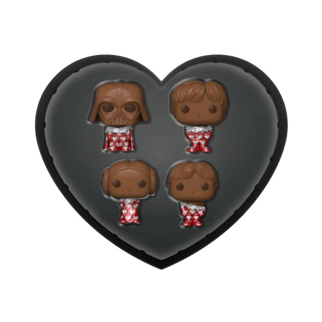 Funko Pocket Pop! 4-Pack: Disney Star Wars - Chocolate Valentine's Box Vinyl Figures