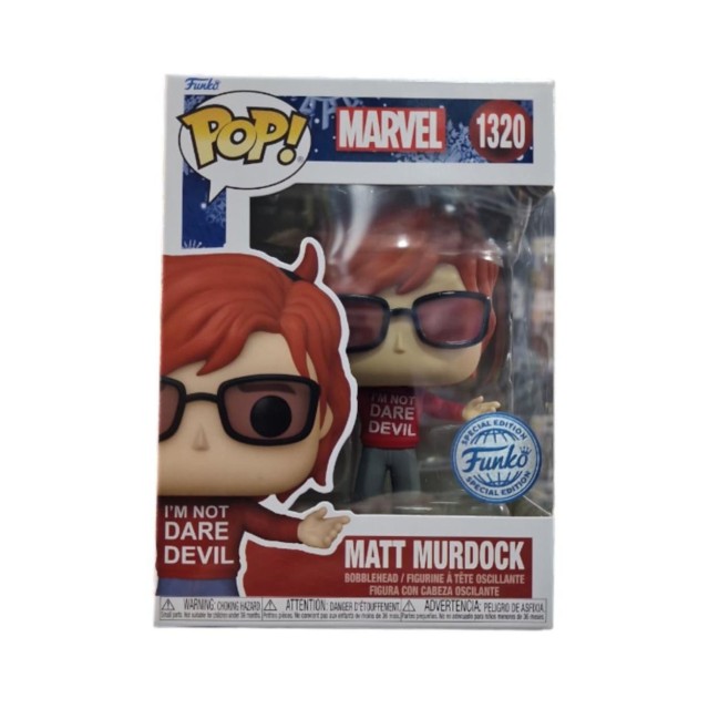 Funko Pop! Marvel: Matt Murdock (I'm Not Daredevil) (Special Edition) #1320 Bobble-Head Vinyl Figure