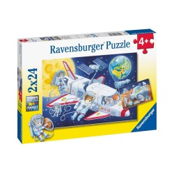 Ravensburger Puzzle: Animals in Space (2x24pcs) (05665)