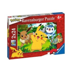 Ravensburger Puzzle: Pokemon Pikachu and Pals (2x24pcs) (05668)