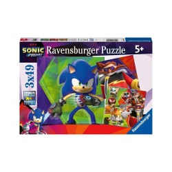 Ravensburger Puzzle: Sonic Prime - The Adventures of Sonic (3x49pcs) (05695)