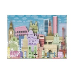 Ravensburger Puzzle: European Cities XXL (300pcs) (13355)