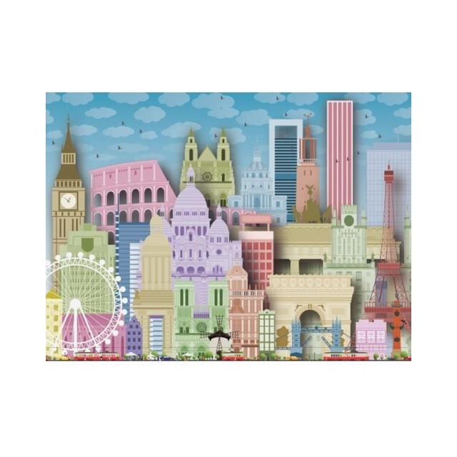 Ravensburger Puzzle: European Cities XXL (300pcs) (13355)