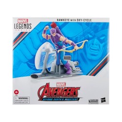 Hasbro Fans Marvel Avengers: Legends Series (60th Anniversary) - Beyond Earth's Mightiest - Hawkeye with Sky-Cycle Action Figure & Vehicle (Excl.) (F7063)