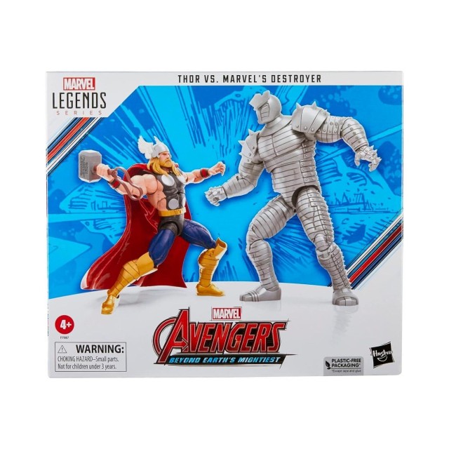 Hasbro Fans Marvel Avengers: Legends Series (60th Anniversary) - Beyond Earth's Mightiest - Thor Vs. Marvel's Destroyer Action Figures (15cm) (F7087)