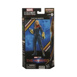 Hasbro Marvel Legends Series Build a Figure Totally Awesome Hulk: The Marvels - Captain Marvel Action Figure (15cm) (Excl.) (F3680)