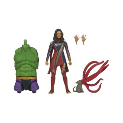 Hasbro Marvel Legends Series Build a Figure Totally Awesome Hulk: The Marvels - Ms. Marvel Action Figure (15cm) (Excl.) (F3682)