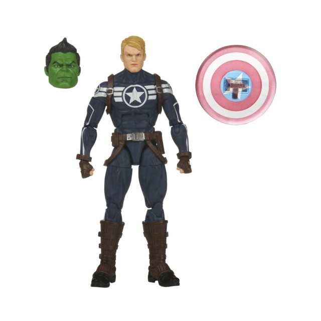 Hasbro Marvel Legends Series Build a Figure Totally Awesome Hulk: Commander Rogers Action Figure (15cm) (Excl.) (F3685)