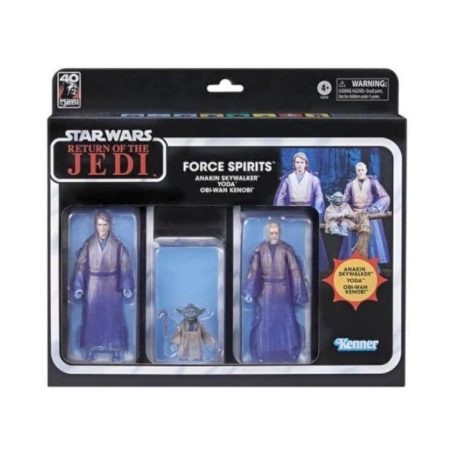 Hasbro Fans Black Series: Disney Star Wars Return of the Jedi Force Spirits - Anakin Skywalker / Yoda / Obi-Wan Kenobi Figures (15cm)  (F6998)