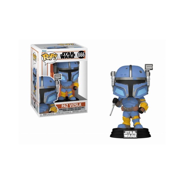 Funko Pop! Disney Star Wars: The Mandalorian - Paz Vizsla #666 Bobble-Head Vinyl Figure