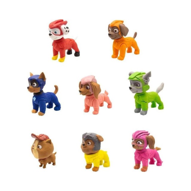 P.M.I. Paw Patrol: The Mighty Movie - Puzzle Erasers 5 Pack Figures (5cm) (Random) (PAWM1240)