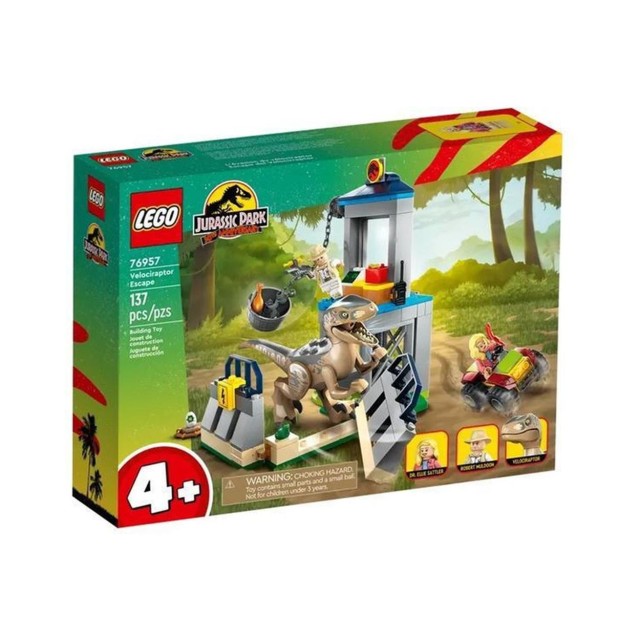 LEGO® Jurassic World: Jurassic Park Velociraptor Escape (76957)