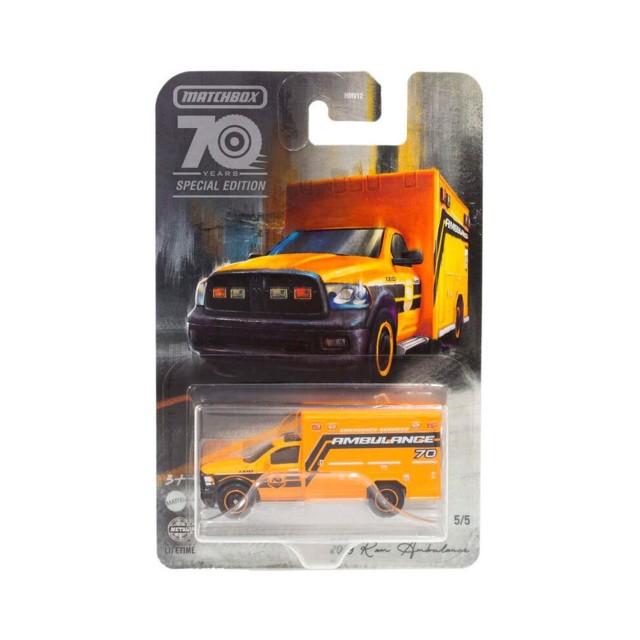 Mattel Moving Parts: 70 Years Special Edition - 2019 Ram Ambulance (HMV17)